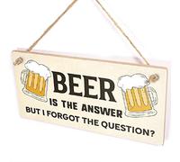 Beer Is the Answer Forgot the Question Sign
