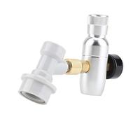 Beer Keg Charger Co2 Dispenser Keg Tap Co2 Beer Keg Kit 16g Regulated Adapter Ball Lock Quick Disconnect for Homebrewing Beer Kegerator Soda (0-60PSI)