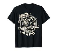 Beer Lover Drinking Surviving Fatherhood One Beer At A Time T-Shirt