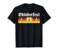 Beer Lover Heartbeat German Oktoberfest Munich Beer Festival T-Shirt