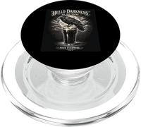 Beer Lover Hello Darkness Raven Crow Pour Evermore Drinking PopSockets PopGrip for MagSafe