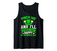 Beer Lover Pinch Me and All Punch You Happy St Patrick's Day Tank Top