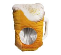 Beer Mug Hat - 40x30cm/15.75x11.81 In Plush Beer Mug Hat | Novelty Oktoberfest Party Hatt | Funny Beerr Stein Costume Headwear For Adults For Stage Carnivals Themed Events Halloween Masquerade