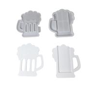Beer Mug Silicone Multipurpose Resin Craft for Money Clip Holder Epoxy Decoration Easy Demolding Creative Beer Mug Coin Clip Molds