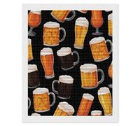 Beer Mugs Diamond Painting Kits DIY Diamond Art 16"x20" | 5D Diamond Art Kits for Adults,Full Drill Round Paint Art Kits,Diamonds Paintings for Wall Decor