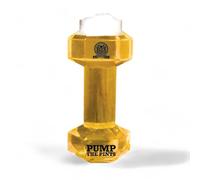 Oliphant - Dumbbell Beer Glass | 650ml Capacity for Beer Lovers | Ergonomic Design for Easy Grip | Ideal for Celebrations & Gatherings | Unique Gym Accessory, Clear, 1 Count, Glass