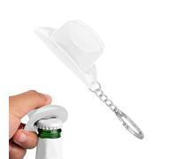 Beer Opener Key Ring | Cowboy Hat Box Opener | Decorative Pendant for Backpack, for Use in the Home, Kitchen, Bar, Wedding, Party, Gathering Men Women and Elderly