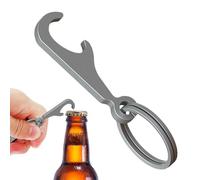 Beer Opener Keychain, Can Opener Keychain, Titanium Alloy Travel Bottle Opener | Multifunctional Travel Keychain Gadget, Bear Opening Accessories for Travel, Daily Life, Picnic
