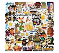 Beer Party Stickers, Beer Festival Stickers for Laptop Water Bottle Skateboard Car Bike Phone Computer Scrapbook Motorcycle,Vinyl Halloween Terror Stickers for Teens Kids