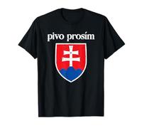 Beer Please Slovak Slovakia Flag Pride Pivo, Prosím T-Shirt