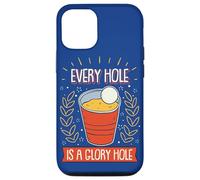 Beer-Pong Every Hole Is A Glory Hole Drinking Game Beer Case for iPhone 12/12 Pro