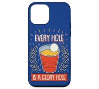 Beer-Pong Every Hole Is A Glory Hole Drinking Game Beer Case for iPhone 12 mini