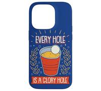 Beer-Pong Every Hole Is A Glory Hole Drinking Game Beer Case for iPhone 14 Pro