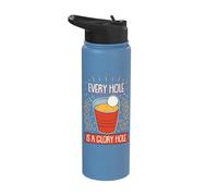 Beer-Pong Every Hole is A Glory Hole Drinking Game Beer Stainless Steel Insulated Water Bottle