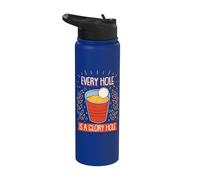 Beer-Pong Every Hole is A Glory Hole Drinking Game Beer Stainless Steel Insulated Water Bottle