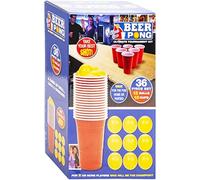 Beer Pong Party Game Set 36 Piece Multi One Size