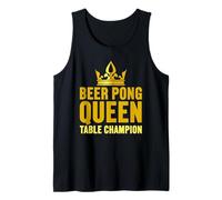 Beer Pong Queen, Party Table Tank Top