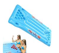 Beer Pool Pong, Inflatable Pong Table Float, Floating Pingg Mattress, Inflatable Swimming Pool Party Beer Games for Women Men