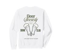 Beer Society Drink Club Drinking Bar Lifestyle Hobby Pub Sweatshirt