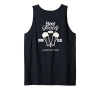 Beer Society Drink Club Drinking Bar Lifestyle Hobby Pub Tank Top