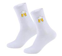 Beer Socks, Embroidered Beer Mug Socks, Funny Oktoberfest Socks, Men, Cotton Socks, Tennis Socks, Unisex Funny for Beer Lovers, Oktoberfest, Father's Day, Christmas (CheersC)