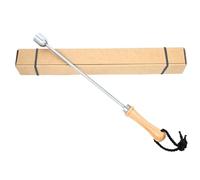 Beer Spike Beer Caranelizer Beer Carameliser Beer Warmer Real Wood Handle 100% Food-Safe and Rustproof Stainless Steel Ball (beerSpike -2)