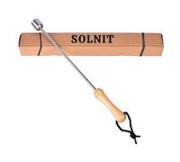 Beer Spike Caramelizer Warmer Novelty Poking Tool Wood Handle Food Grade-Rustproof-SS Steel Rod Camping Home Brewing Campfire Stick Gifts Men Women Parties Holidays Parties Birthdays (Design - 2)