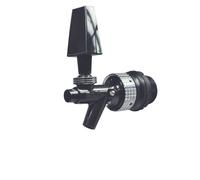 Beer tap, Beer faucet, Compensator tap, model - AFG CMB, black/chrome