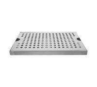 Beer Tap Drip Tray U Shaped Stainless Steel for Beverage Dispensers | Silver Finish, Universal Compatibility, Easy Maintenance, Removable Spill Catcher, Classic Minimalist Style