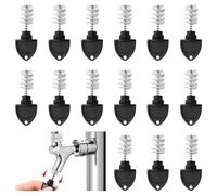 Beer Tap Plug Brushes, Draft Beer Faucet Cleaning Brushes 15 Pack | Dustproof Nylon Pub & Home Bar Draught Tap Cleaners | Snug Fit Stout Spout, Kegerator Accessories