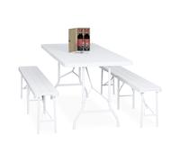 Relaxdays 3-Piece Folding Garden Furniture Set