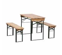 Beer Tent Set 110x50x70cm Foldable Party Armature 2 Bench & 1 Table