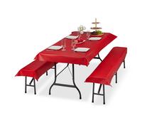 Beer tent set tablecloth bench pad Picnic Table Accessories Eco-friendly