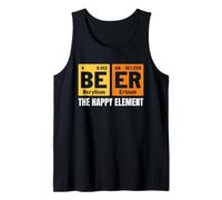 Beer The Happy Element Periodic Table Science Humor Drinking Tank Top
