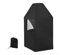 Beer Tower Cover 24.5x26.5x37 Inch Weatherproof Black | and straps, tool free install, quick setup removal, secure front closure