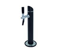 Beer tower, tower beer dispenser - Model Black Tower, 1 line, with decorative flange