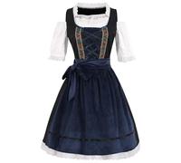 Beer Wench Costume - S-2XL Traditional Outfit, Bavarian German Dress, Cultural Oktoberfest Attire | Festival Party Carnival Cosplay Clothing, Heritage Celebration, Women Girls Oktoberfest Ensemble