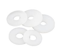 Beer Wine Making Kits 5~300Pcs White Nylon Flat Washer Plastic Sealing Hard Gaskets M2 .5 M3 M4 M5 M6 M8 M10 M12 M14 M16 M18 M20 M22 M24 for Screws Home Brew(M18x32x3mm (20Pcs))