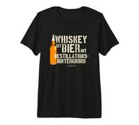 Beer with Desitillation Background Funny Saying About Beer Premium T-Shirt