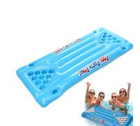 Beer Yards Pool Table, Pool Pong TableGame, Floating Air Mattress, Inflatable Swimming Party Beer Games, Inflatable Pong Float Lounge Raft Table for Adults and Family Party, Women Men