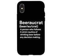 Beeraucrat Beer Drinker Definition Craft Beer Home Brew Case for iPhone X/XS