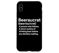 Beeraucrat Beer Drinker Definition Craft Beer Home Brew Case for iPhone XS Max