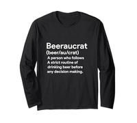 Beeraucrat Beer Drinker Definition Craft Beer Home Brew Long Sleeve T-Shirt