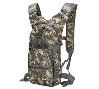 BeerMmay Military Bicycle Backpack 15L Camouflage Casual Multi-Pocket Durable Waterproof Travel Tactical Climbing Trekking Hiking Sports Small Backpack Bag Army Day Pack ACU Digital