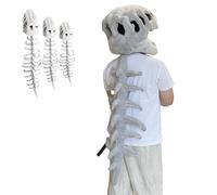 BeerMmay Skeleton Dinosaur Costume for Kids & Adult - 3D Skeleton Design, Realistic Dinosaur Costume for Halloween Cosplay (62.99,Dinosaur)