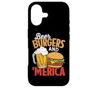 beers burgers and merica Perfect for 4th of July, Memorial D Case for iPhone 17