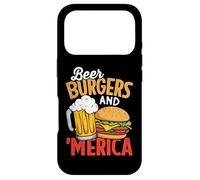 beers burgers and merica Perfect for 4th of July, Memorial D Case for iPhone 17 Pro