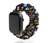 Beers Hot Dogs German Pattern Watch Band Compatible with IWatch Bands Series 6 5 4 3 2 1 Elastic Replacement Wristband