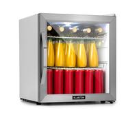 Beersafe L Crystal White Refrigerator 47 litres 2 shelves Panoramic glass door Stainless steel