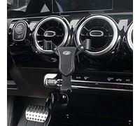 Beerte Phone Holder fit for Mercedes Benz A-Class 2019-2022,CLA 2020-2025.Adjustable Car Air Vent,360 ° Rotation,Car Dashboard Cell Phone Mount fit for Any inches Mobile Phone(Alloy-Black)